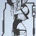 Tranh treo tường 3D Lucy Cyberpunk Edgerunners trang trí nghệ thuật - Thumbnail 3