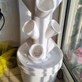 Mô hình tháp thủy canh (hydroponic tower) dùng rọ 3 inch - Thumbnail 1