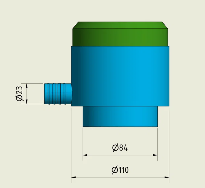 Bộ gom nước mưa (Rainwater collector) đường kính Ø 85mm - Image 2