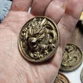Dragon Head Coin - Mô hình đồng xu đầu rồng 3D tinh xảo - Thumbnail 2