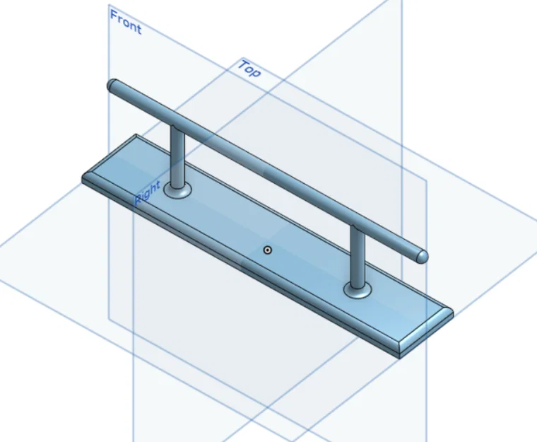 Mô hình thanh trượt Rail cho Finger Skis in 3D cực chất - Image 1