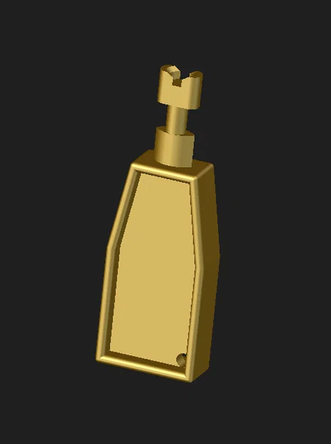 Chìa khóa dịch vụ Door contact service key 0V1654 (File in 3D) - Image 1