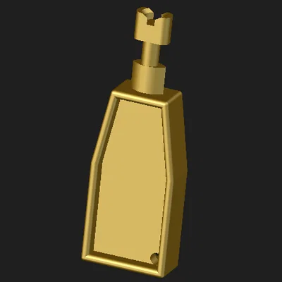 Chìa khóa dịch vụ Door contact service key 0V1654 (File in 3D)