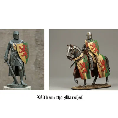 William Marshal: Bá tước Pembroke đời 1 – Hiệp sĩ đứng và kỵ sĩ cưỡi ngựa