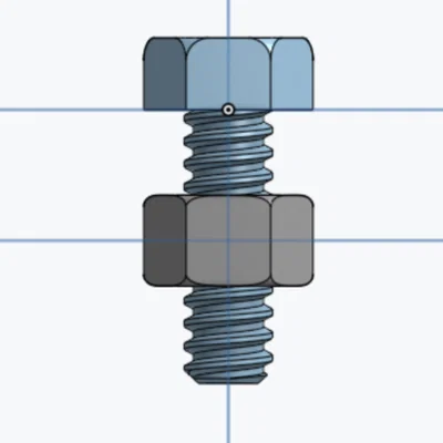 Mô hình ốc vít 3D (Screw Fidget) - Đồ chơi xả stress độc đáo