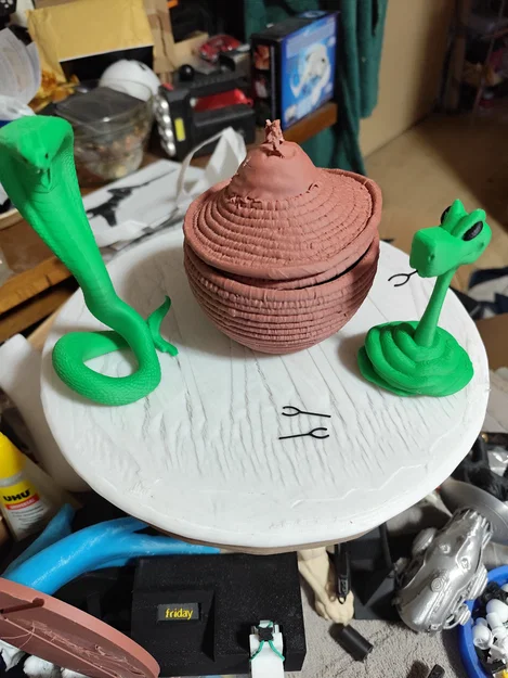 Rắn trong giỏ (remod) – giỏ đẹp hơn, rắn tháo rời - Image 4