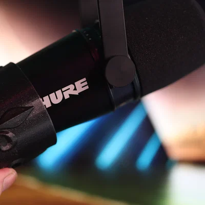 Cover che logo (debranding) cho micro Shure MV7/MV7+