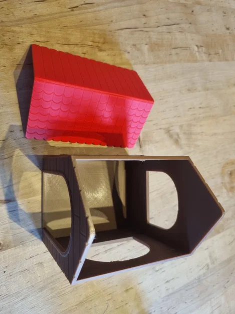 Mô hình chuồng nuôi 3D cho các bạn lừa Schleich xinh xắn - Image 4