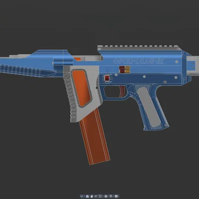 Bộ receiver dưới Nightingale cho Grenadine Nerf Blaster