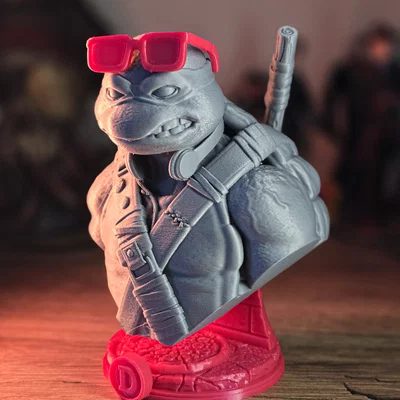 Mô hình 3D Donatello - Teenage Mutant Ninja Turtles (TMNT) độc đáo