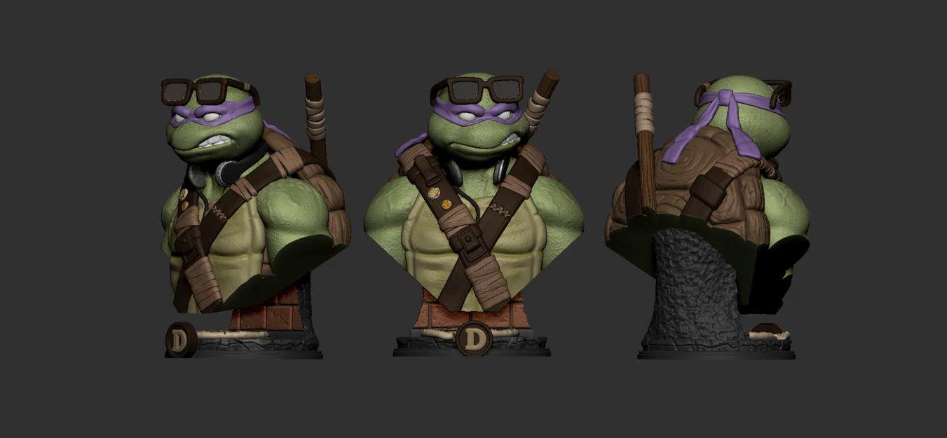 Mô hình 3D Donatello - Teenage Mutant Ninja Turtles (TMNT) độc đáo - Image 2