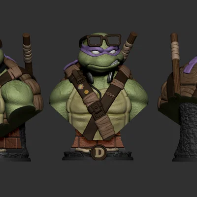 Mô hình 3D Donatello - Teenage Mutant Ninja Turtles (TMNT) độc đáo