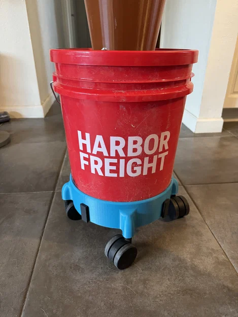 Đế gắn bánh xe di động cho xô 5 gallon - Image 1