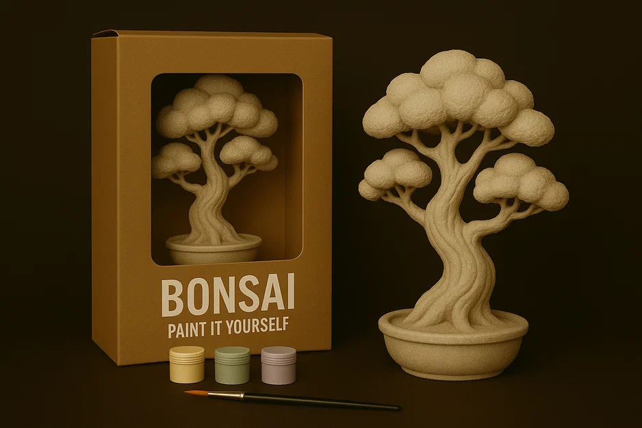 Bonsai – Tự tay tô màu (Paint-It-Yourself) - Image 1