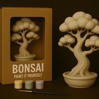 Bonsai – Tự tay tô màu (Paint-It-Yourself)