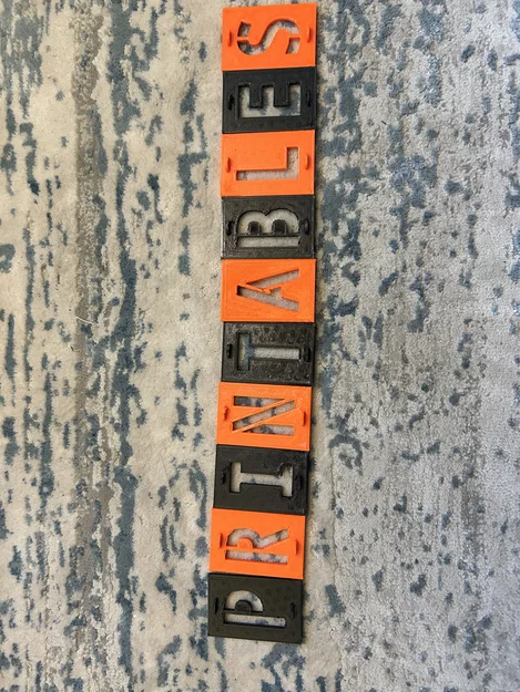 STENCILS (Bộ 46 mẫu khuôn tô ký tự có thể tùy chỉnh kích thước) - Image 11