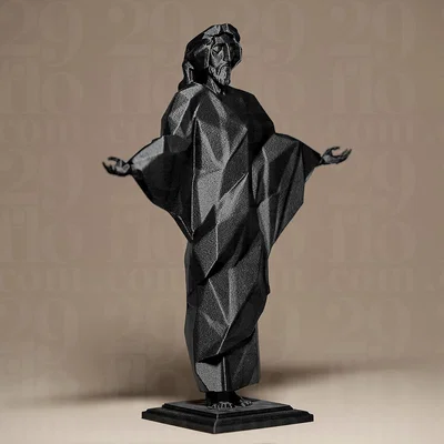 Tượng Chúa Jesus Phong Cách Geometric Hiện Đại