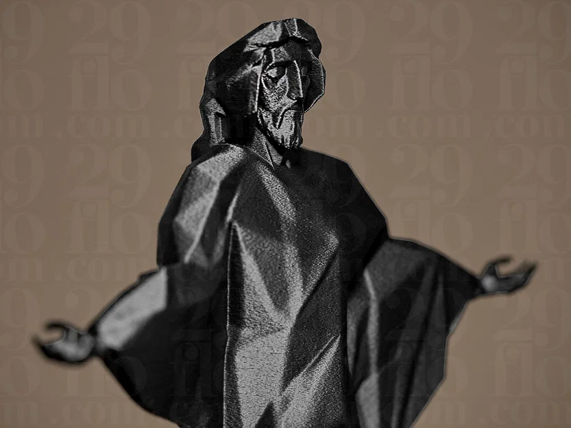 Tượng Chúa Jesus Phong Cách Geometric Hiện Đại - Image 3