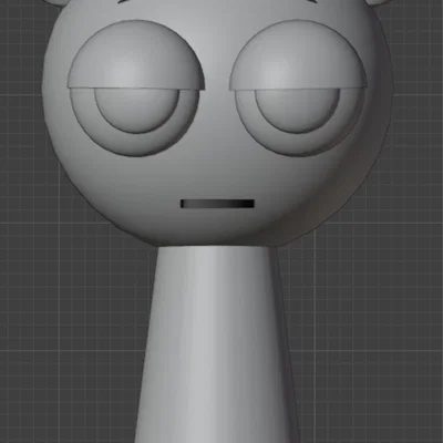 Mô hình 3D Sky Sprunki độc đáo - Hướng dẫn in chi tiết