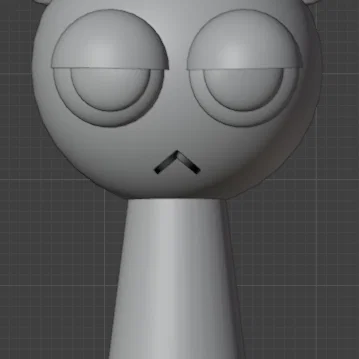 Mô hình Sky Sprunki (Version 2) in 3D cực kỳ đáng yêu