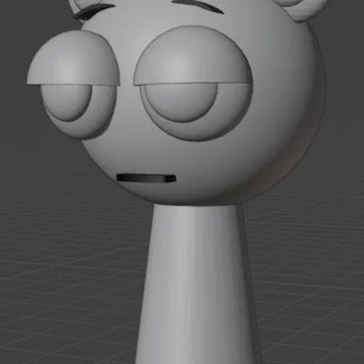 Mô hình 3D Sky Sprunki độc đáo - Hướng dẫn in chi tiết