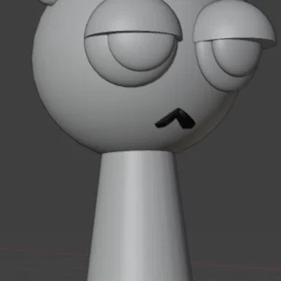 Mô hình Sky Sprunki (Version 2) in 3D cực kỳ đáng yêu