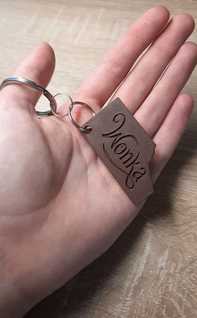 Móc khóa thanh sô-cô-la (Chocolate Keychain) - In 3D siêu dễ - Image 3