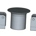 Bộ bàn ghế mô hình thu nhỏ 1:10 (Chairs and Table) in 3D - Thumbnail 2