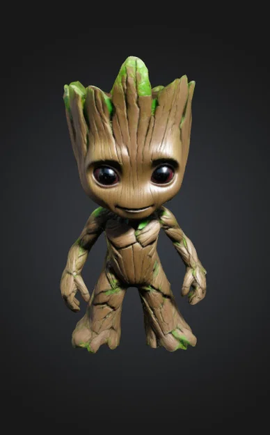 Mô hình 3D Baby Groot Mini siêu đáng yêu cho người hâm mộ Marvel - Image 1