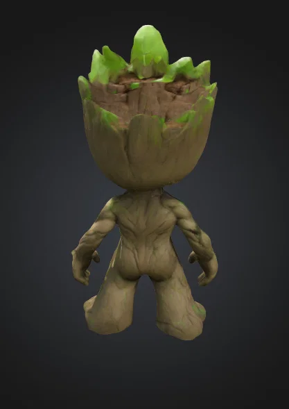 Mô hình 3D Baby Groot Mini siêu đáng yêu cho người hâm mộ Marvel - Image 2