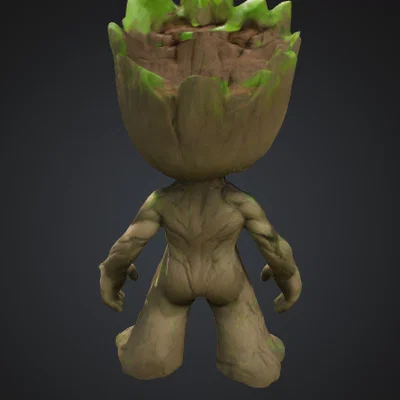 Mô hình 3D Baby Groot Mini siêu đáng yêu cho người hâm mộ Marvel