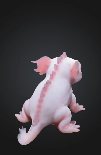 Mô hình 3D chú rồng nhỏ Baby Dragon dễ thương cho máy in nhựa - Image 2