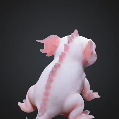 Mô hình 3D chú rồng nhỏ Baby Dragon dễ thương cho máy in nhựa