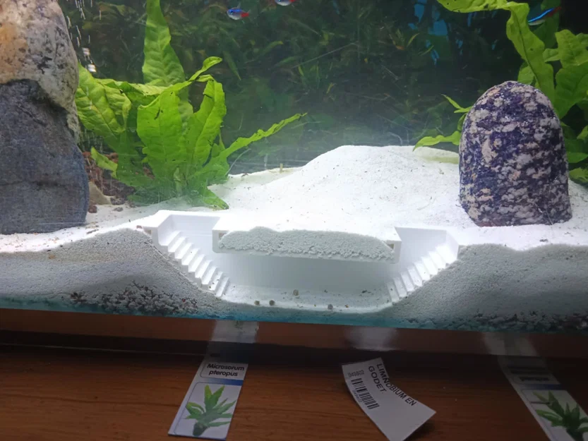 Mô hình hầm trú ẩn cho tép cảnh (Tunnel Aquarium) in 3D - Image 1