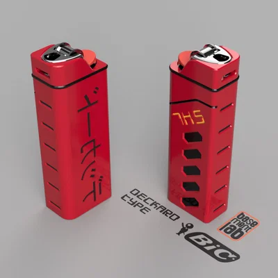 Vỏ bọc bật lửa BIC phong cách Deckard - Blade Runner 1982