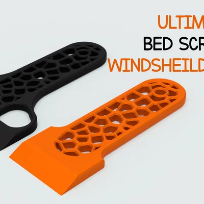 Dao cạo bàn in 3D và cạo kính xe đa năng (Ultimate Scraper)