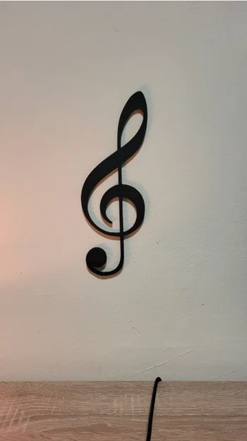 Trang trí tường hình khóa Violin - Image 2