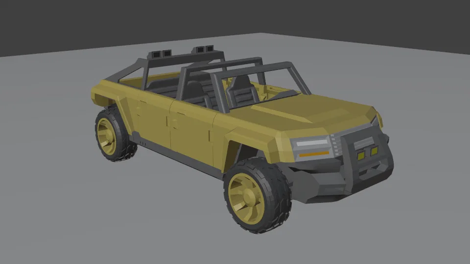 VSV (Variable Support Vehicle) 4 cửa - Xe tỉ lệ 1/18 cho mô hình hành động 4 inch - Image 1