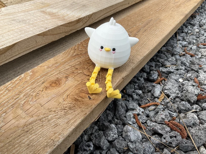 Mô hình chú gà con cử động linh hoạt 3D (Articulated Chicky Boy) - Image 3