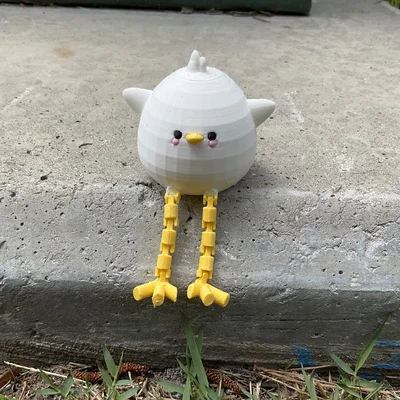 Mô hình chú gà con cử động linh hoạt 3D (Articulated Chicky Boy)