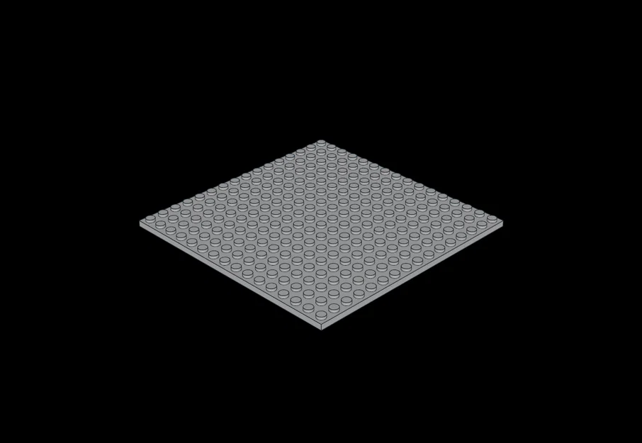 Tấm đế lắp ráp 16x16 tương thích Lego - Bản in 3D cứng cáp - Image 1