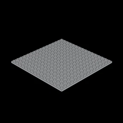 Tấm đế lắp ráp 16x16 tương thích Lego - Bản in 3D cứng cáp