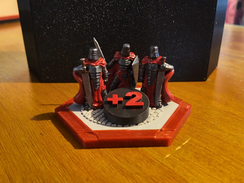 Mô hình 3D thẻ bài Catan Largest Army (Đội quân lớn nhất) tuyệt đẹp - Image 1