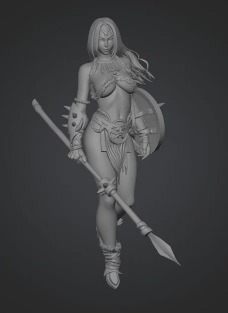 Mô hình 3D nữ chiến binh Sandsworn Warrior độc đáo - Image 1