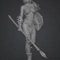 Mô hình 3D nữ chiến binh Sandsworn Warrior độc đáo - Thumbnail 1