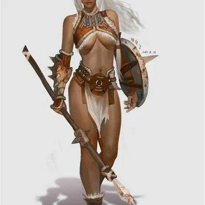 Mô hình 3D nữ chiến binh Sandsworn Warrior độc đáo