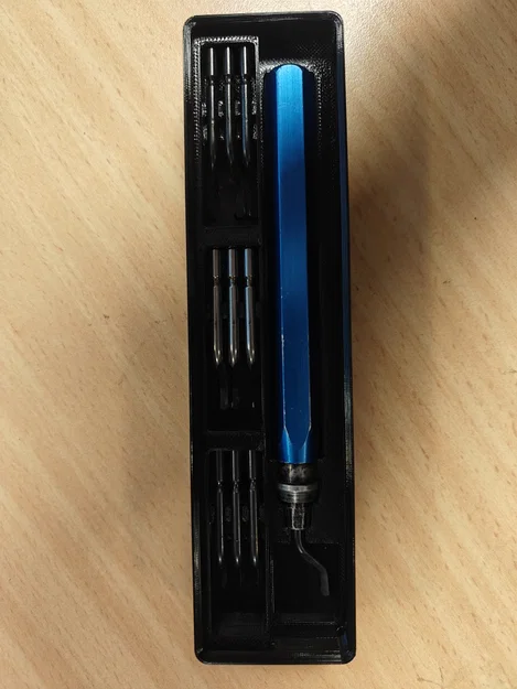 Khay đựng dụng cụ bavia chuẩn Gridfinity 1x4x3 gọn gàng - Image 1