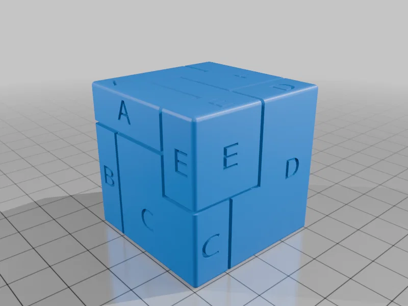 Khối xếp hình lập phương 7 mảnh L (7 L Piece Cube Puzzle) - Image 2