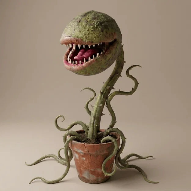 Mô hình 3D Seymour - Little Shop of Horrors 1986 ấn tượng - Image 1