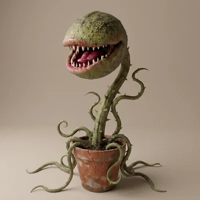 Mô hình 3D Seymour - Little Shop of Horrors 1986 ấn tượng